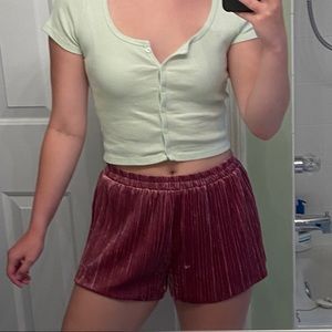 Forever 21 Velvet Shorts